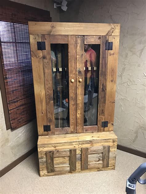 homemade gun cabinet ideas